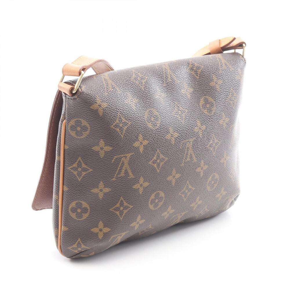 Louis Vuitton Shoulder Strap Tango Short Bag Brown Musette